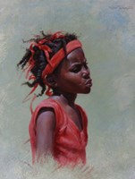 Girl Red Fine Art Print