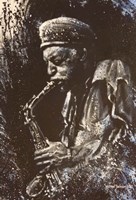 Jazz Player Framed Print