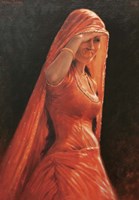 Lady in Red Fine Art Print