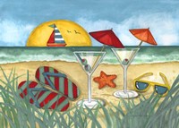Beach Cocktails Fine Art Print