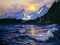 Snowy Peaks Fine Art Print