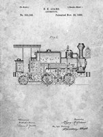 Locomotive Patent Fine Art Print