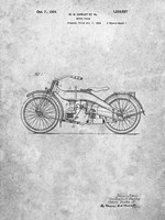 Motor Cycle Patent Fine Art Print