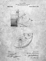 Drum and Cymbal Playing Apparatus Patent Fine Art Print