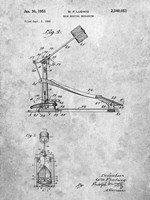 Drum Beating Mechanism Patent Fine Art Print