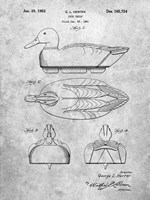 Duck Decoy Patent Fine Art Print