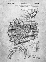 Aircraft Propulsion System and Power Unit Patent Fine Art Print