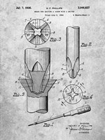 Means for Uniting a Screw with a Driver Patent Fine Art Print