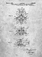 Aircraft of the Direct Lift Amphibian Type Patent Fine Art Print
