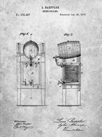 Beer Cooler Patent Fine Art Print