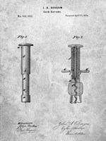 Cork Screw Patent Fine Art Print