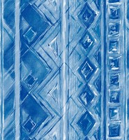 Tribal Blue Fine Art Print