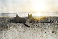 Sand Castle I Framed Print