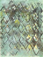 Lattice in Green I Fine Art Print