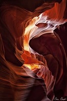 Sun Shining Through Canyon IV Fine Art Print