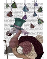 Dodo with Hanging Teacups Fine Art Print