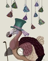 Dodo with Hanging Teacups Fine Art Print