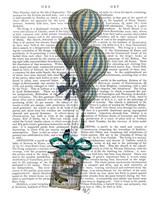 Balloon and Bird Cage 2 Fine Art Print