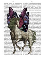 Horse with Butterfly Wings Fine Art Print