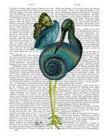 Snail Bird Fine Art Print