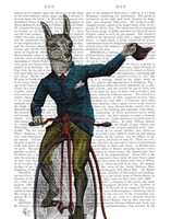 Llama on Bike Fine Art Print