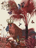 Red Lion, Portrait Fine Art Print