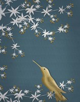 Golden Hummingbird 1 Fine Art Print