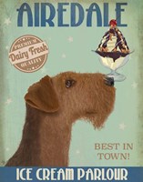 Airedale Ice Cream Fine Art Print