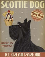 Scottish Terrier Ice Cream Fine Art Print