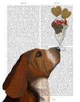 Basset Hound Ice Cream Fine Art Print