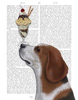 Beagle Ice Cream Fine Art Print