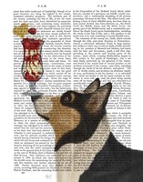 Corgi, Black and Tan, Ice Cream Fine Art Print