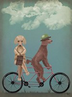 Poodle Tandem Fine Art Print