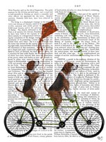 Beagle Tandem Fine Art Print