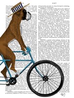 Boxer on Bicycle Fine Art Print