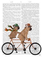 French Bulldog Tandem Fine Art Print