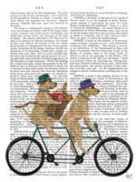 Yellow Labrador Tandem Fine Art Print