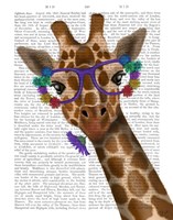 Chewing Giraffe 1 Fine Art Print