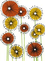 Flower Wheels II Fine Art Print