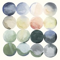 Pastel Hoops I Fine Art Print