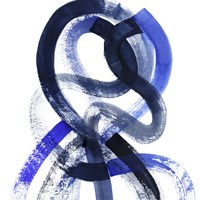 Blue Kinesis V Framed Print