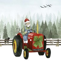 Country Santa I Fine Art Print