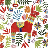 Festive Otomi II Fine Art Print