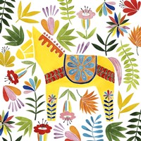 Festive Otomi III Fine Art Print
