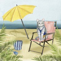 Coastal Kitties II Fine Art Print