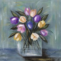 Mixed Pastel Bouquet II Fine Art Print