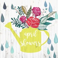 April Showers & May Flowers I Framed Print