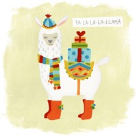 Fa-la-la-la Llama I Fine Art Print