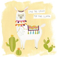 Pom Pom Llama Rama I Fine Art Print