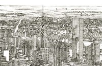 Skyline Sketch I Fine Art Print